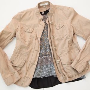 ANN TAYLOR LOFT | WOMEN’S XS KHAKI JACKET
